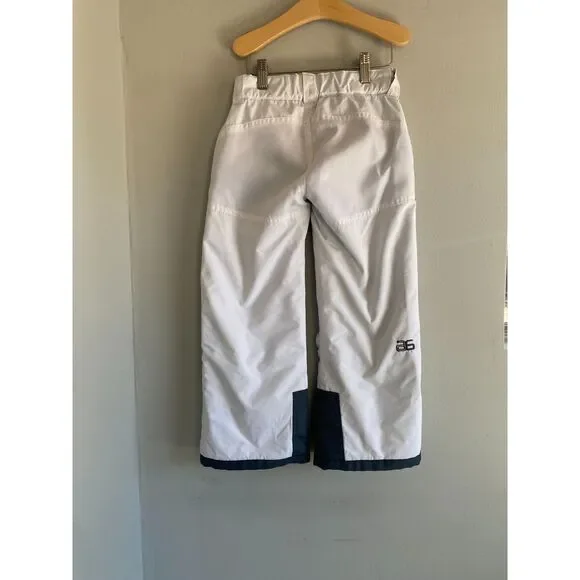 Arctix White Snow Pants Youth XS Black 5K Waterproof Insulated Ski Snowboard - Picture 2 of 4